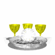 host goblets glowing md wht