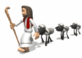 jesus leading flock sheep md wht