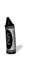 crayon hopping black md wht