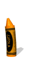 crayon hopping orange md wht