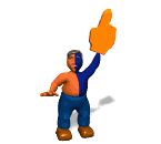 sports fan waving no 1 md wht