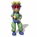 skydiver thumbs up md wht