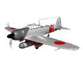 aichi d3a1 val bomber flying md wht