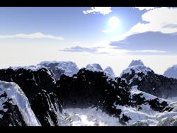Mountains Black